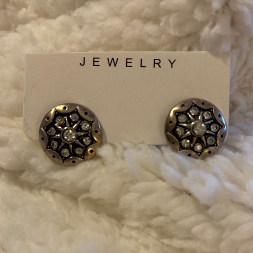 Elegant Silver Stud Earrings